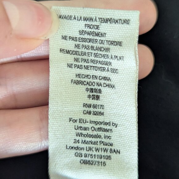 Free People vegan leather oh snap skirt black size 6 - Picture 6 of 8